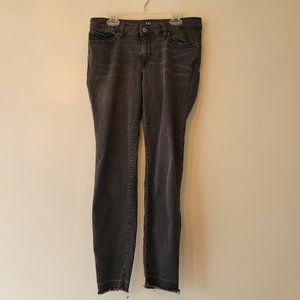 Gap, Raw Hem Black Jegging, Size 28